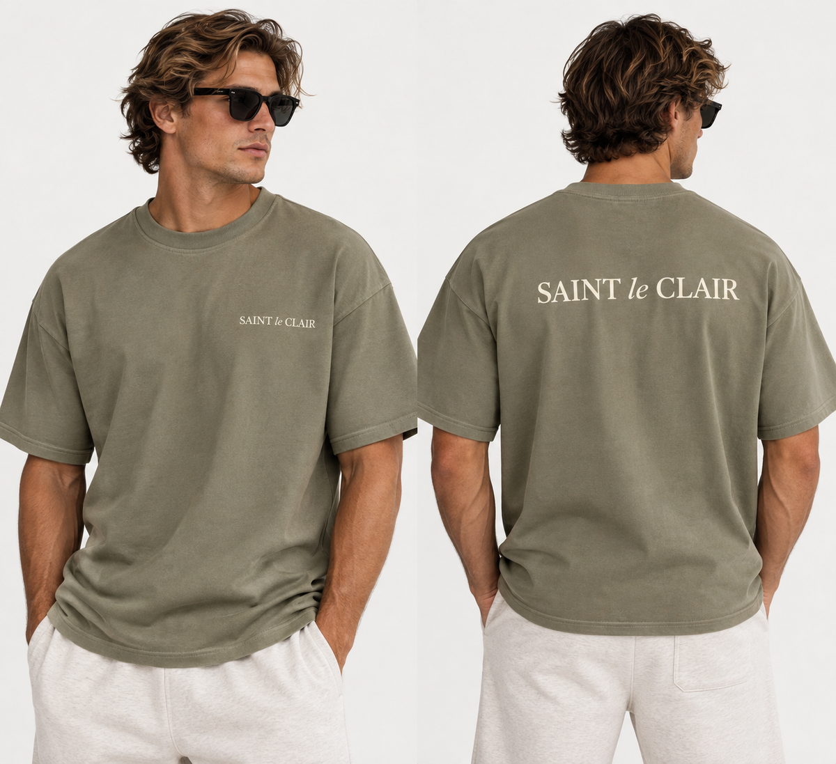 SAINT le CLAIR — Heavyweight Oversized Tee